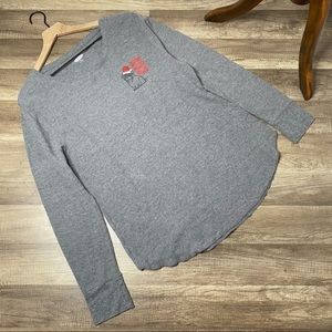 Old Navy Holiday Santa Pug Thermal size XXL